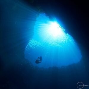 Cave diving in Tonga