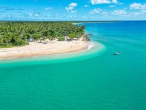 Beautiful white sand beach in Ha'apai