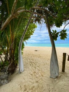 Beautiful beach and ocean in Vava'u